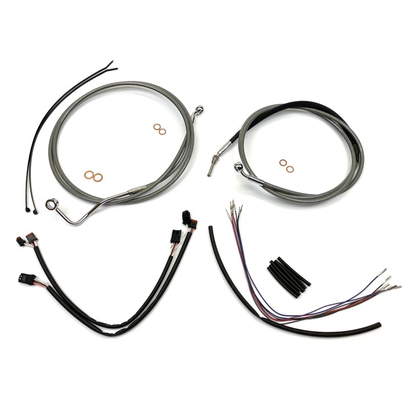 XR Stainless Handlebar Installation Kit 12"-14" Apes