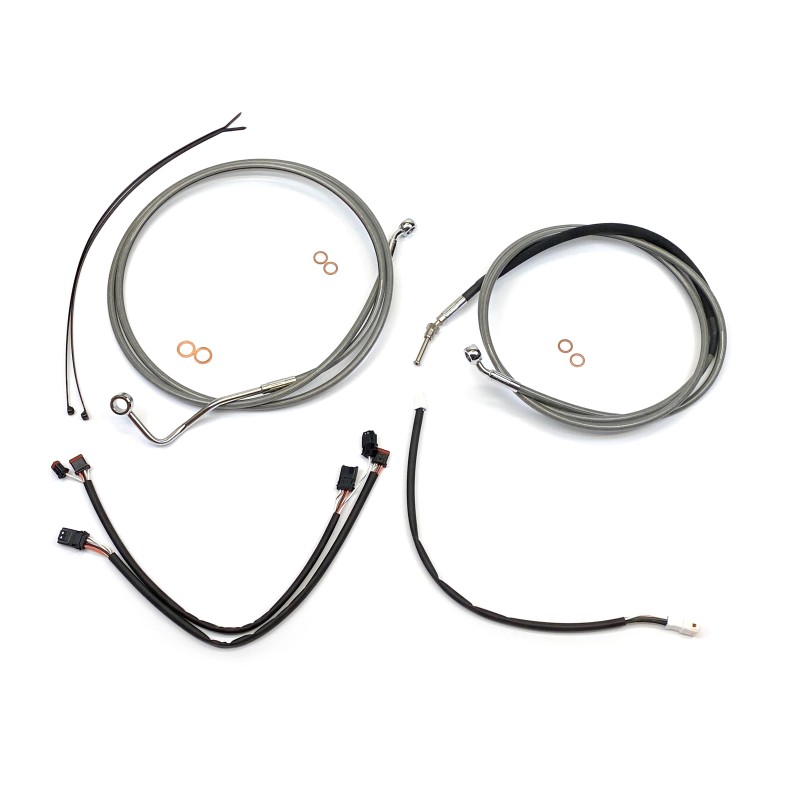 XR Stainless Handlebar Installation Kit 12"-14" Apes