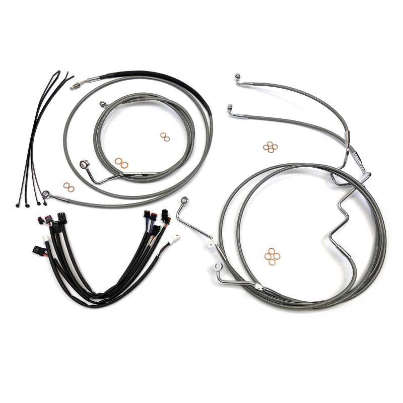 XR Stainless Handlebar Installation Kit 12"-14" Apes