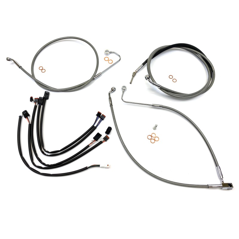 XR Stainless Handlebar Installation Kit 12"-14" Apes