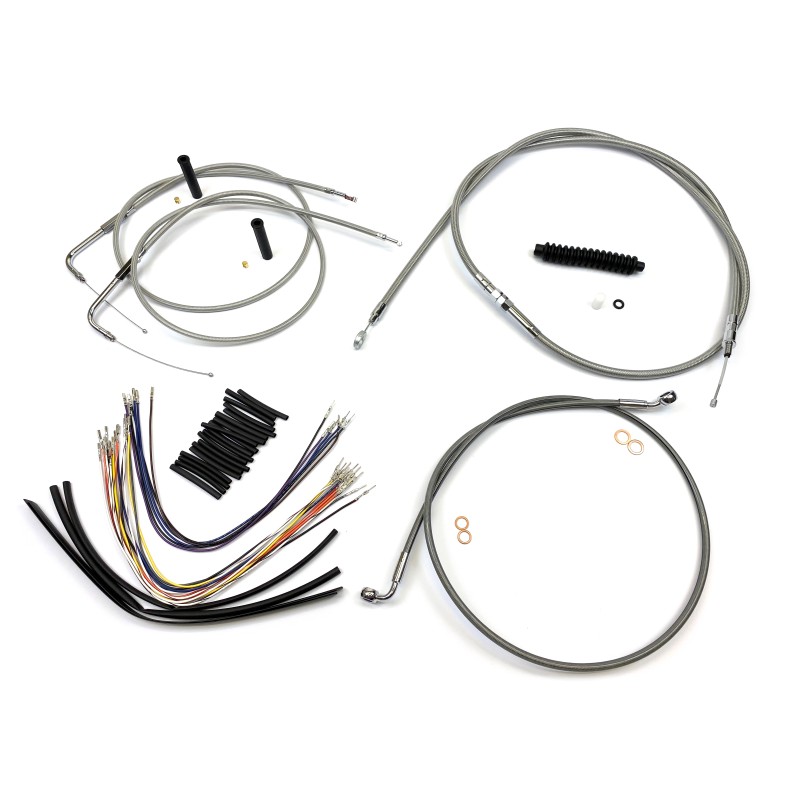 XR Stainless Handlebar Installation Kit 15" - 17" Apes