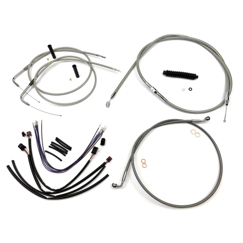 XR Stainless Handlebar Installation Kit 15" - 17" Apes