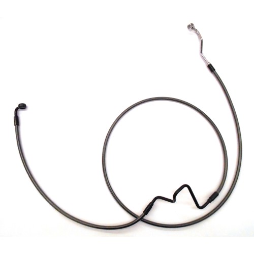 Black Pearl ABS DOT Brake Dual-to-Single Disc Conversion 14-23 Touring +2"