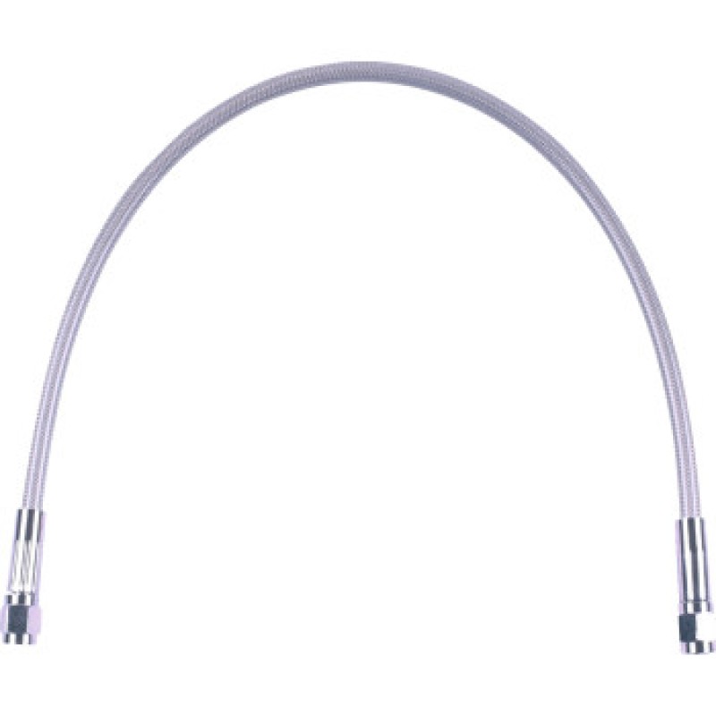 15" XR Universal Brake Line Stainless w Chrome Fittings