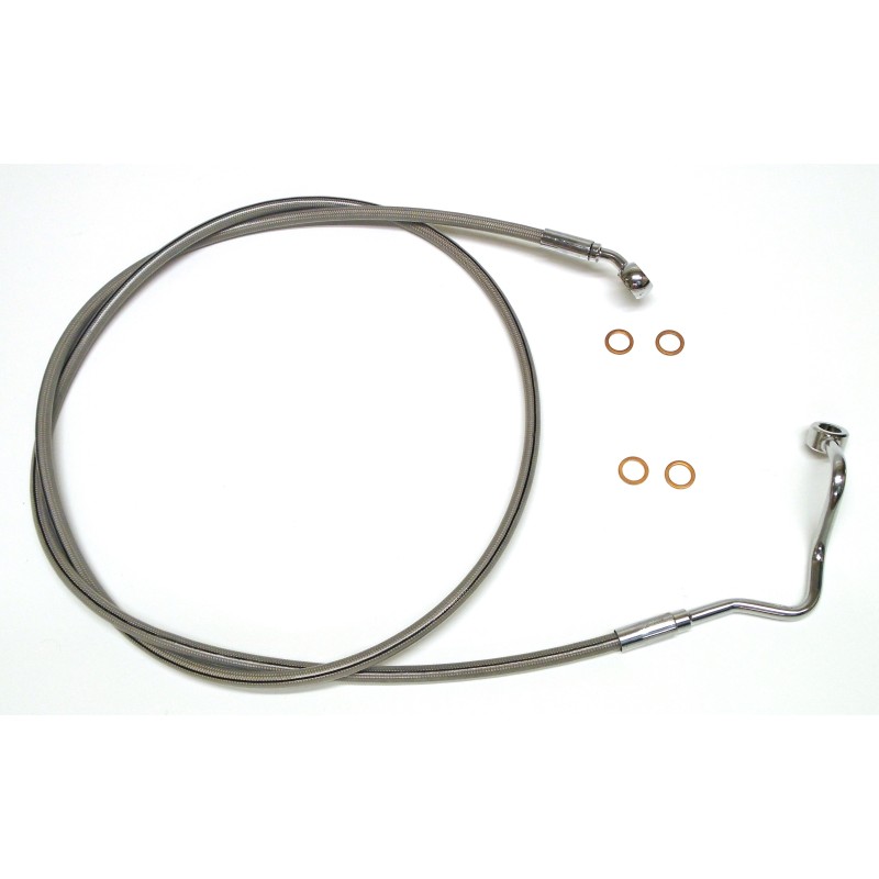 XR Stainless 71" 2019+ FLRT Trike ABS Mid/Upper Brake Line 35° 10mm