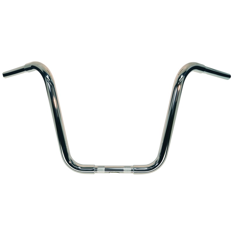 Caliber Ape Hanger Style Handlebar - Chrome 12"