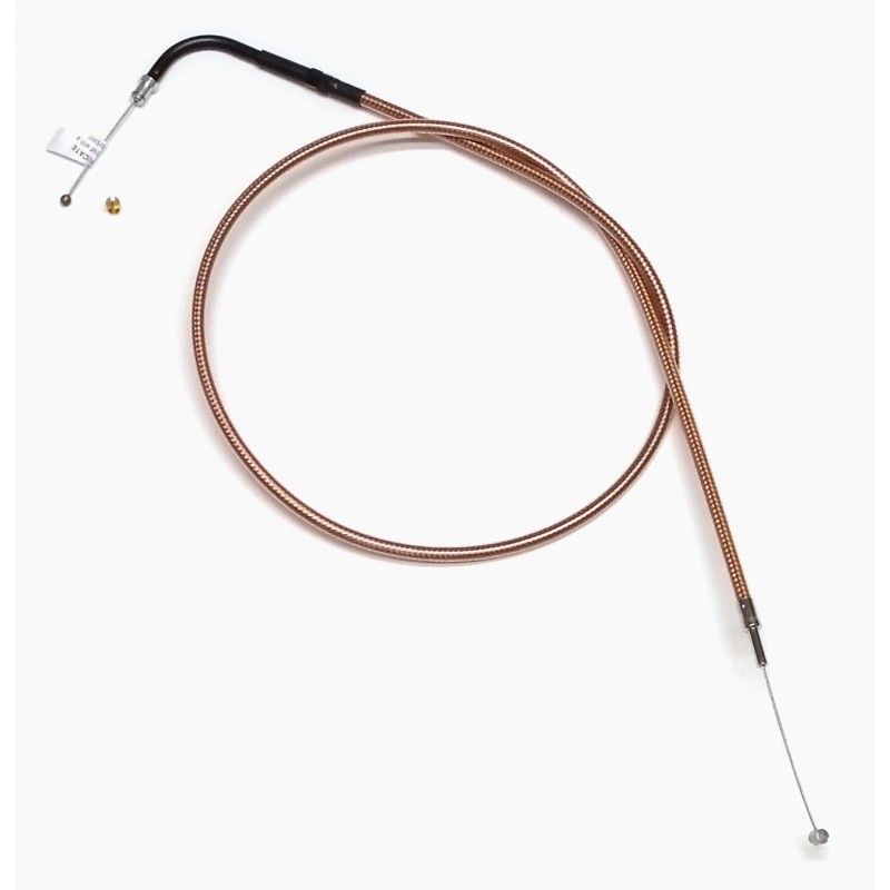 Copper Canyon Throttle Cable w/ Black Fittings