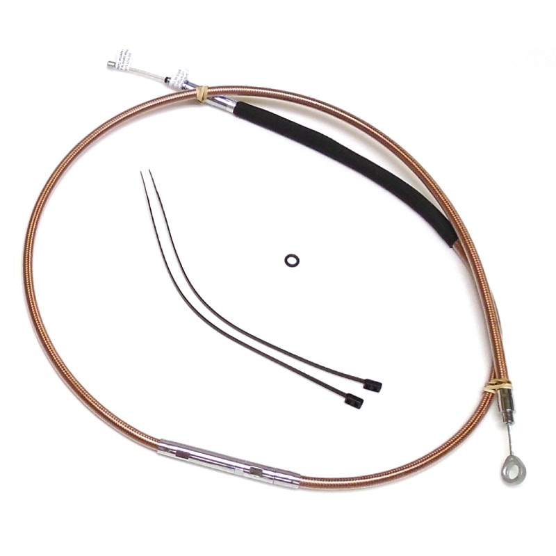 Copper Canyon Two-Piece Clutch Cable - Chrome Ends
