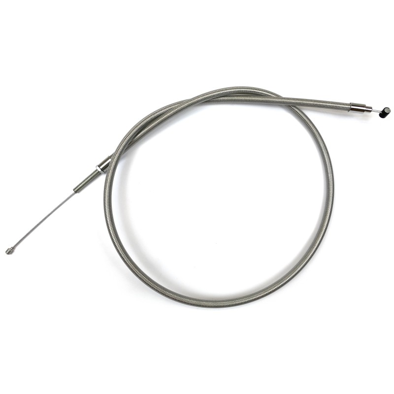 XR OE Style Stainless w/Chrome Fittings Clutch Cable for Indian Chief, Chieftain, Springfield and Roadmaster