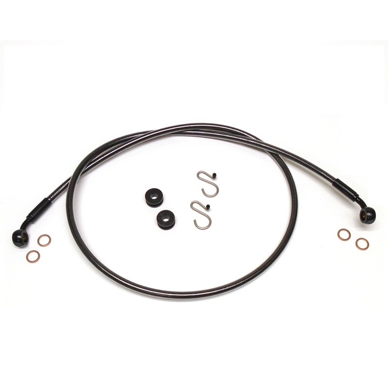 Black Pearl Victory/Indian 37" Single Disc Front Brake Line 