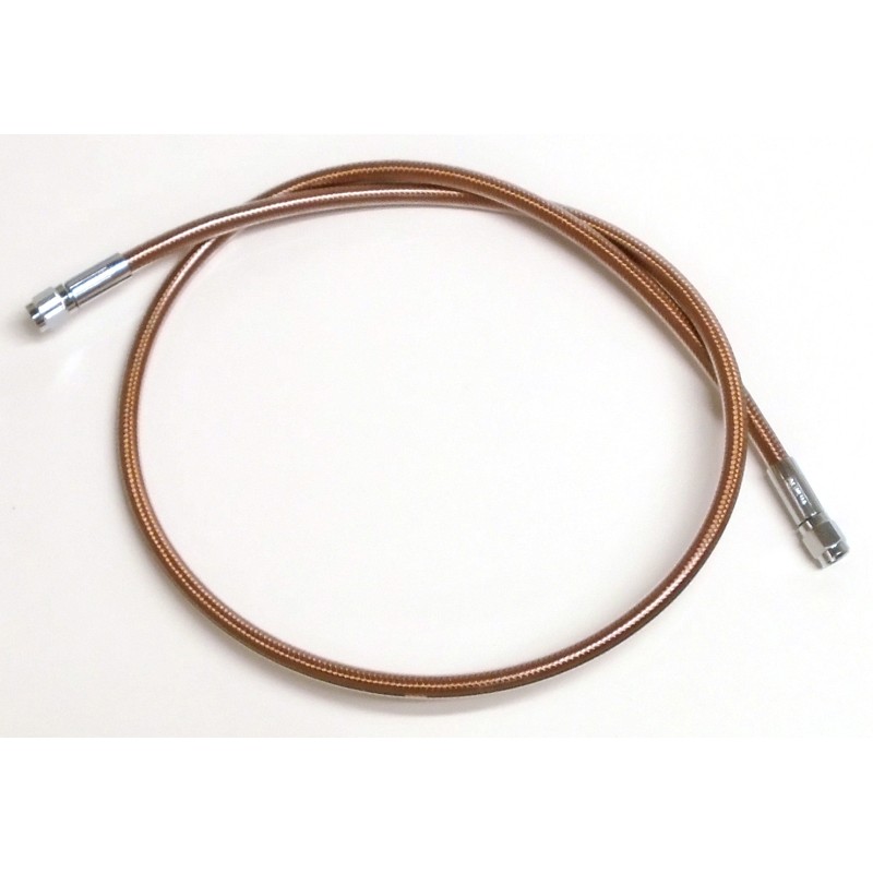 Copper Canyon Braided 56" Universal DOT Brake Line - Chrome Fittings