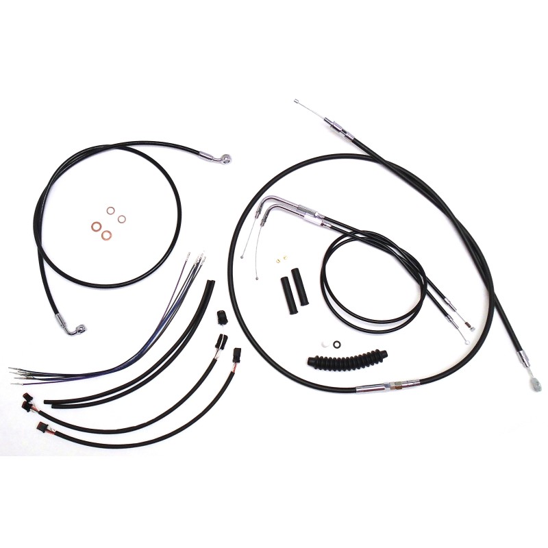 XR OE Style Black Handlebar Installation Kit 15"-17" Apes