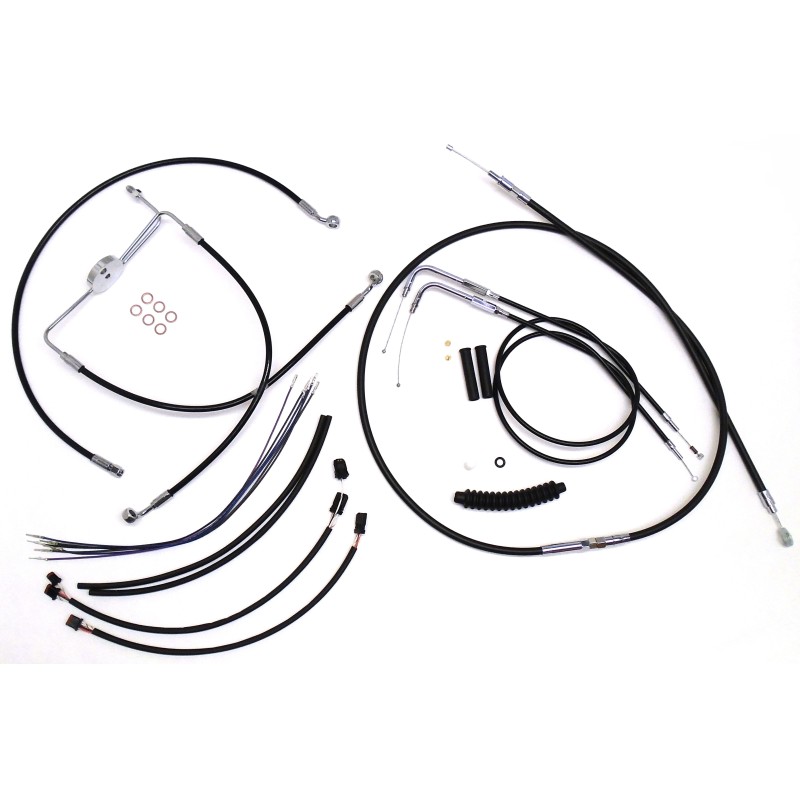 XR OE Style Black Handlebar Installation Kit 12"-14" Apes
