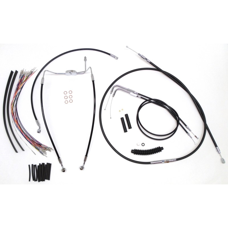 XR OE Style Black Handlebar Installation Kit 12"-14" Apes