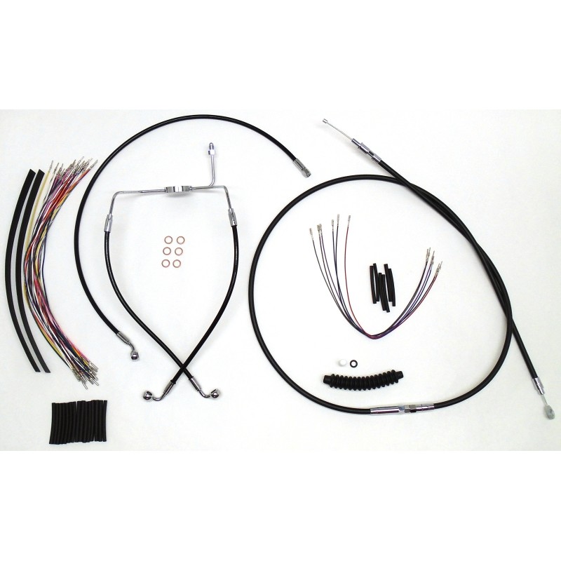 XR OE Style Black Handlebar Installation Kit 12"-14" Apes