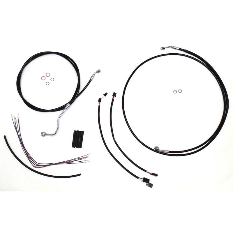 XR OE Style Black Handlebar Installation Kit 15"-17" Apes