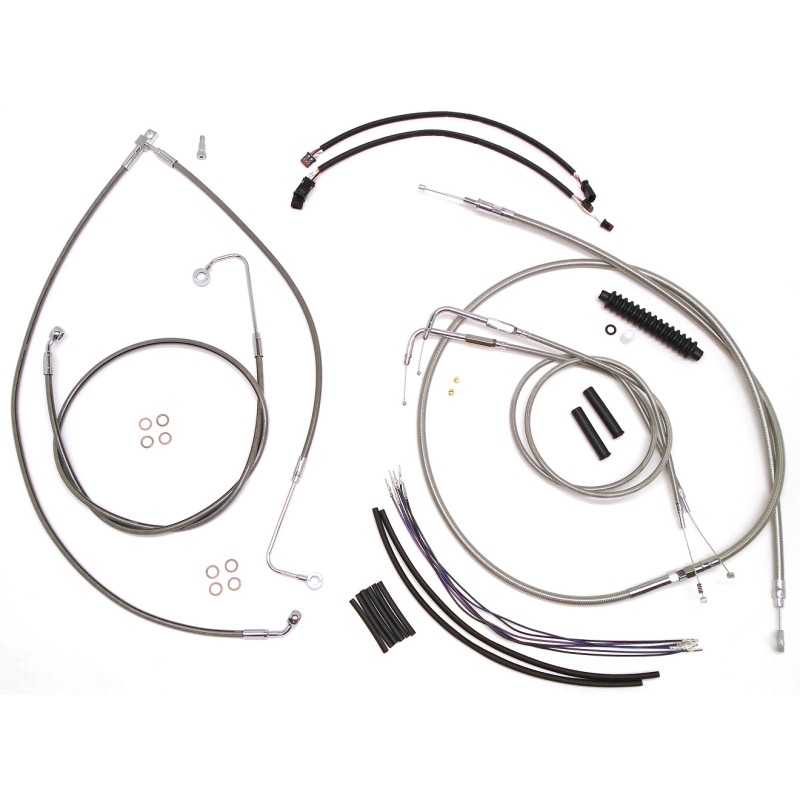 XR Stainless Handlebar Installation Kit 12"-14" Apes