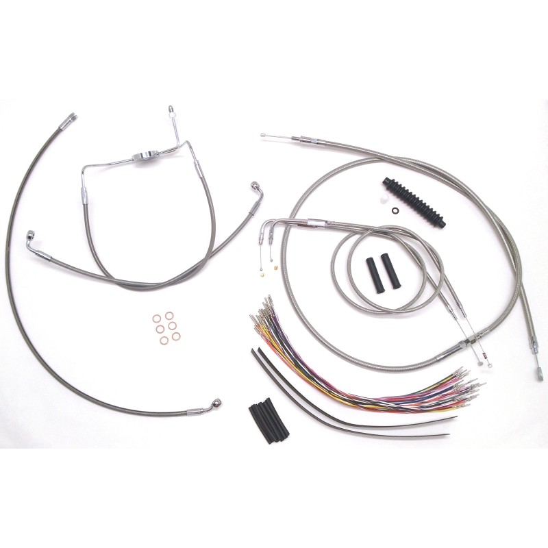 XR Stainless Handlebar Installation Kit 12"-14" Apes