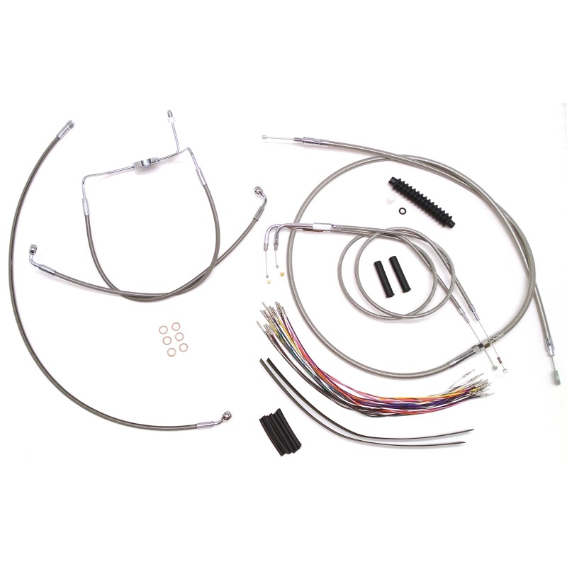 XR Stainless Handlebar Installation Kit 12"-14" Apes