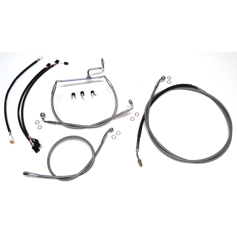 XR Stainless Handlebar Installation Kit 15" - 17" Apes