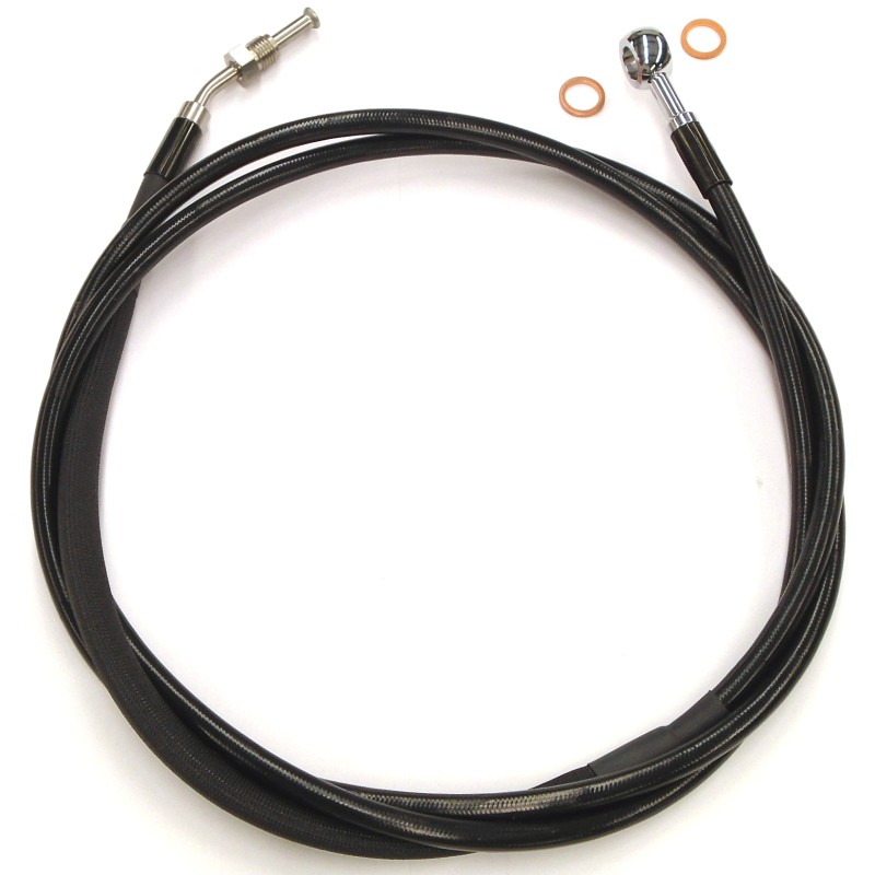XR Stainless Black Coated 14-16 Hydraulic Clutch Line