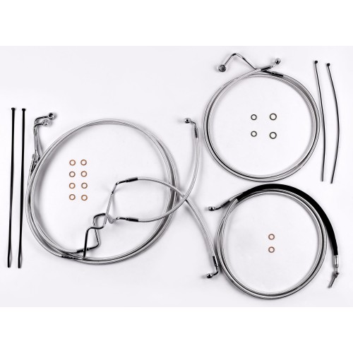 Sterling Chromite II Touring Designer Handlebar Installation Kit 6" Rise