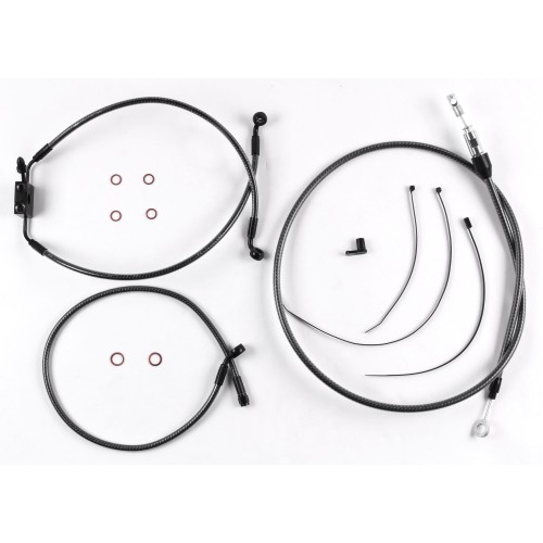 Karbonfibr Touring Designer Handlebar Installation Kit 10" Rise