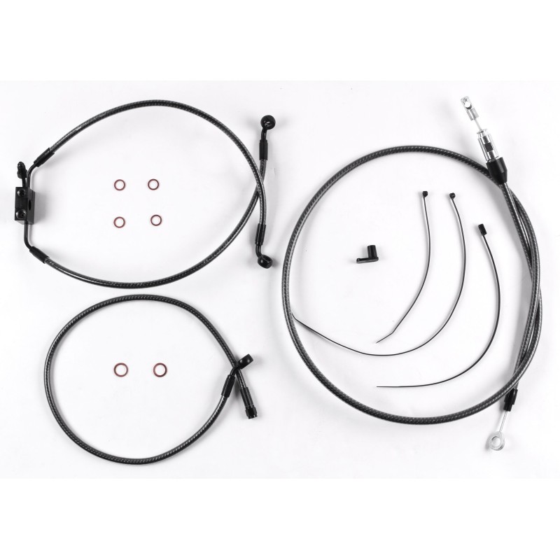 Karbonfibr Touring Designer Handlebar Installation Kit 10" Rise
