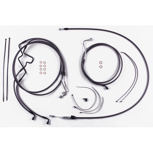 Karbonfibr Touring Designer Handlebar Installation Kit 6" Rise
