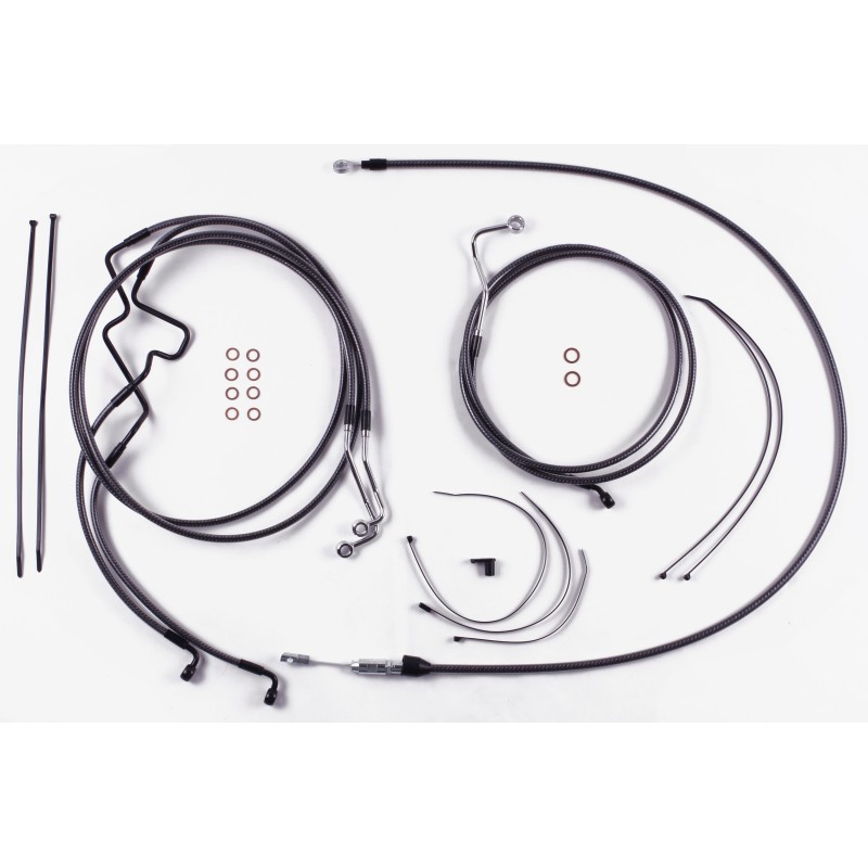 Karbonfibr Touring Designer Handlebar Installation Kit 10" Rise