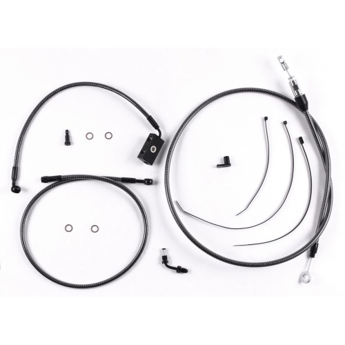 Karbonfibr Touring Designer Handlebar Installation Kit 10" Rise