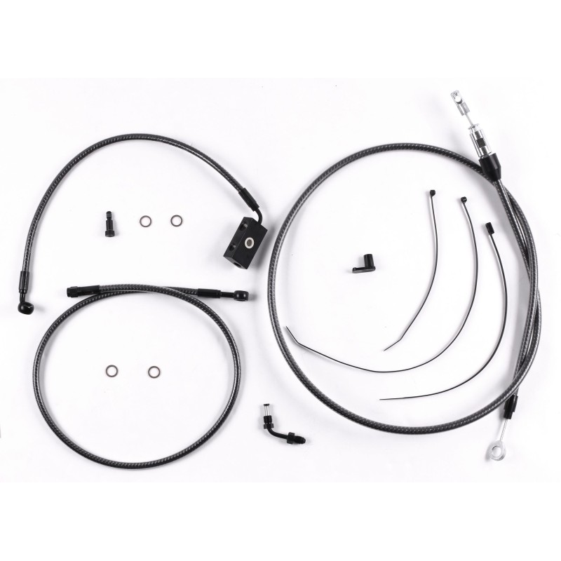 Karbonfibr Touring Designer Handlebar Installation Kit 10" Rise
