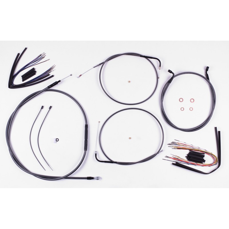 KARBONFIBR Softail Handlebar Installation Kit 15"-17" Apes