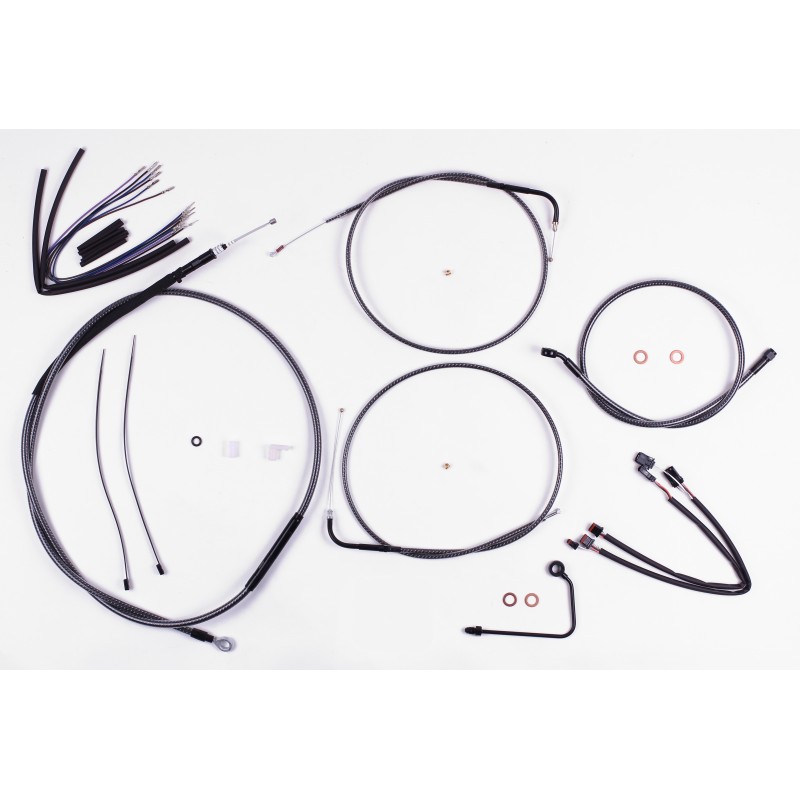 KARBONFIBR Softail Handlebar Installation Kit 15"-17" Apes