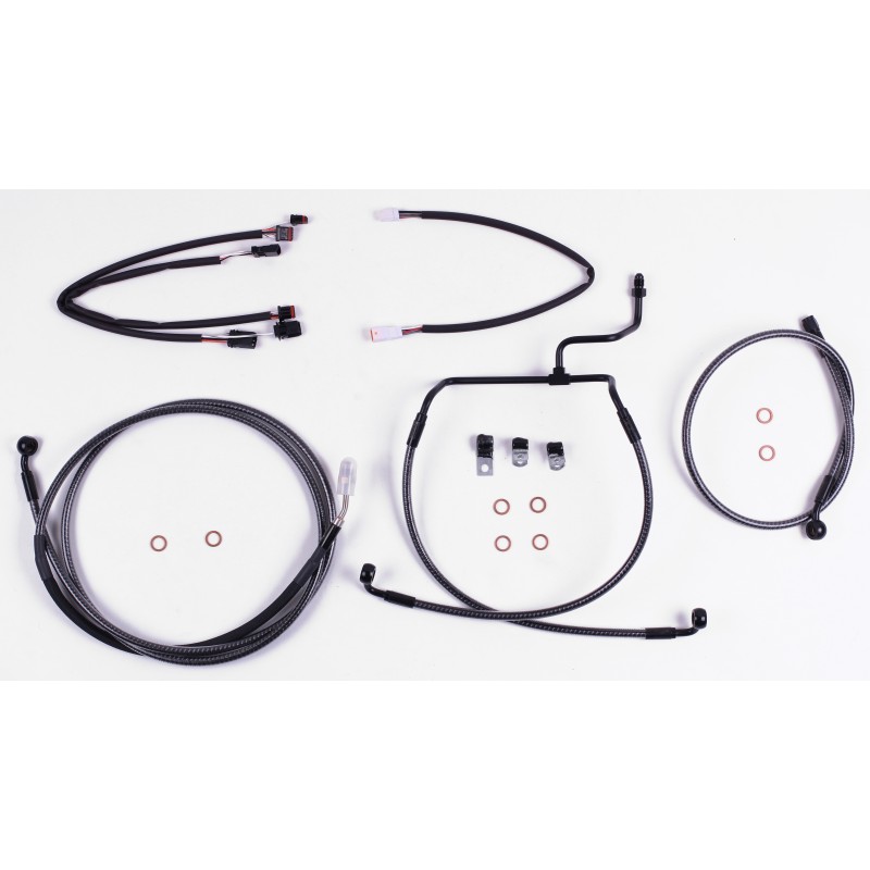 KARBONFIBR Touring Handlebar Installation Kit 12"-14" Apes