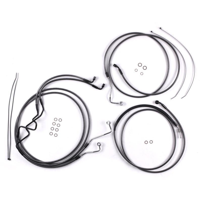 Karbonfibr Touring Designer Handlebar Installation Kit 6" Rise