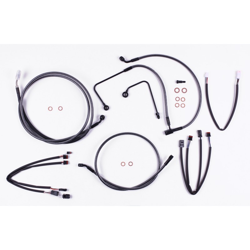 KARBONFIBR Softail Handlebar Installation Kit 12"-14" Ape Hangers