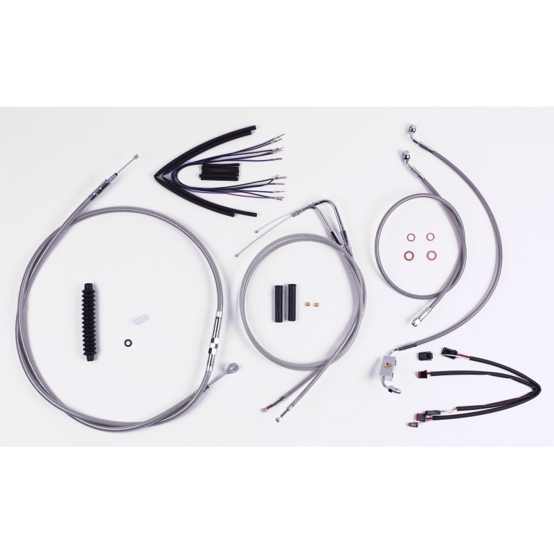 XR Stainless Handlebar Installation Kit 15" - 17" Apes