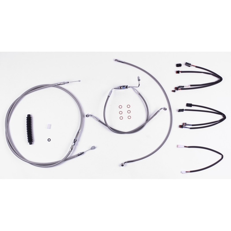 XR Stainless Handlebar Installation Kit 15"-17" Apes