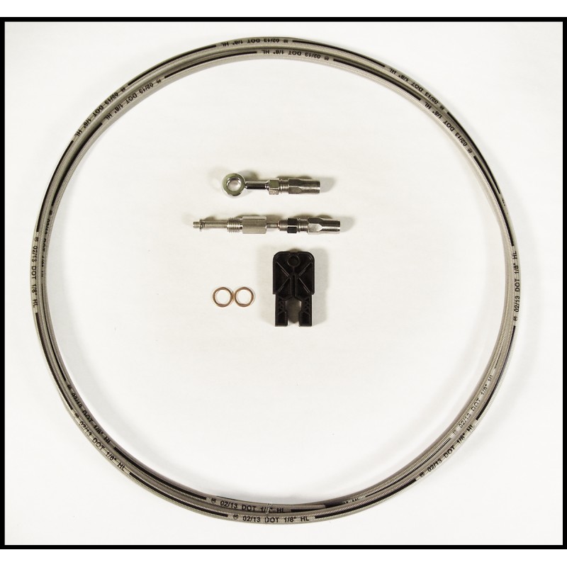 2012 & Older BYO® Stainless Hydraulic Clutch Kit 180° 10mm