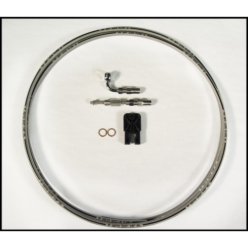 2012 & Older BYO® Stainless Hydraulic Clutch Kit 90° 10mm