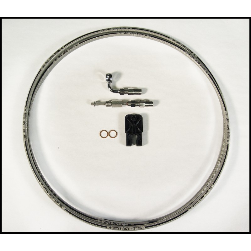 2012 & Older BYO® Stainless Hydraulic Clutch Kit 90° 10mm