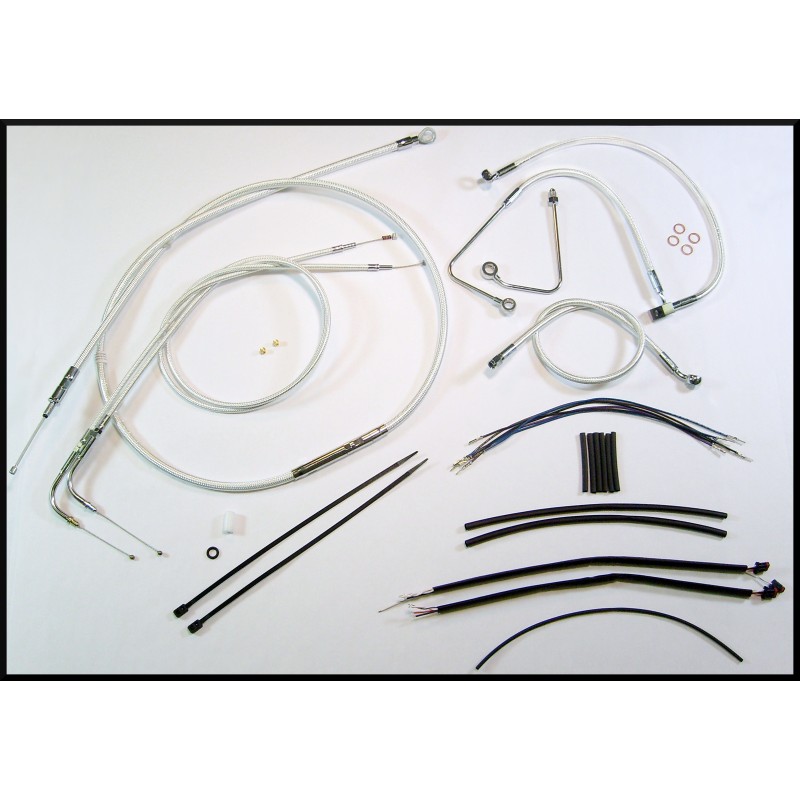 Sterling Chromite II Softail Handlebar Installation Kit 15"-17" Apes