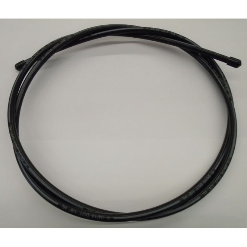 BYO® 3' Braided Black DOT Brake Line w/wrench