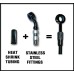 BYO® Braided Black Dual Disc DOT Brake Line Kit
