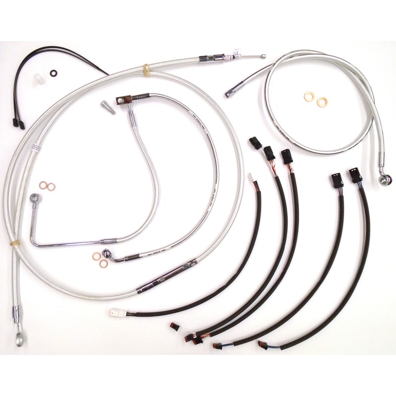 Sterling Chromite II Softail Handlebar Installation Kit 15"-17" Ape Hangers