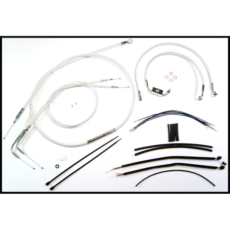 Sterling Chromite II Sportster Handlebar Installation Kit - 10"-12" Ape Hangers