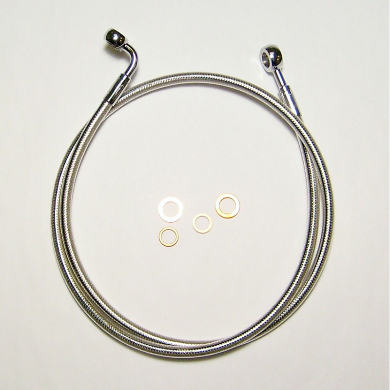 62" Polished Stainless E-Z Align Single Front Brake 35° 10mm