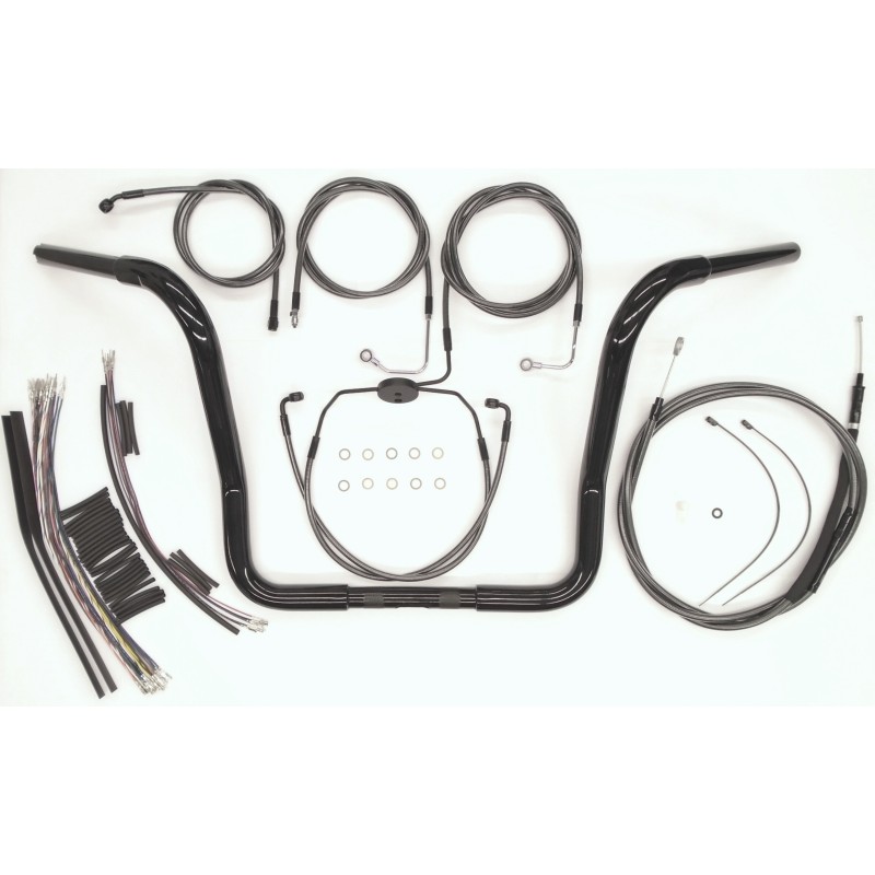12” Black Pearl Caliber Bagger Bar w/Installation Kit