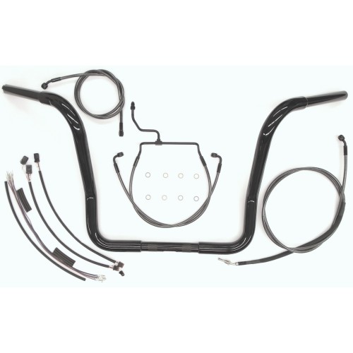 12” Black Pearl Caliber Bagger Bar w/Installation Kit